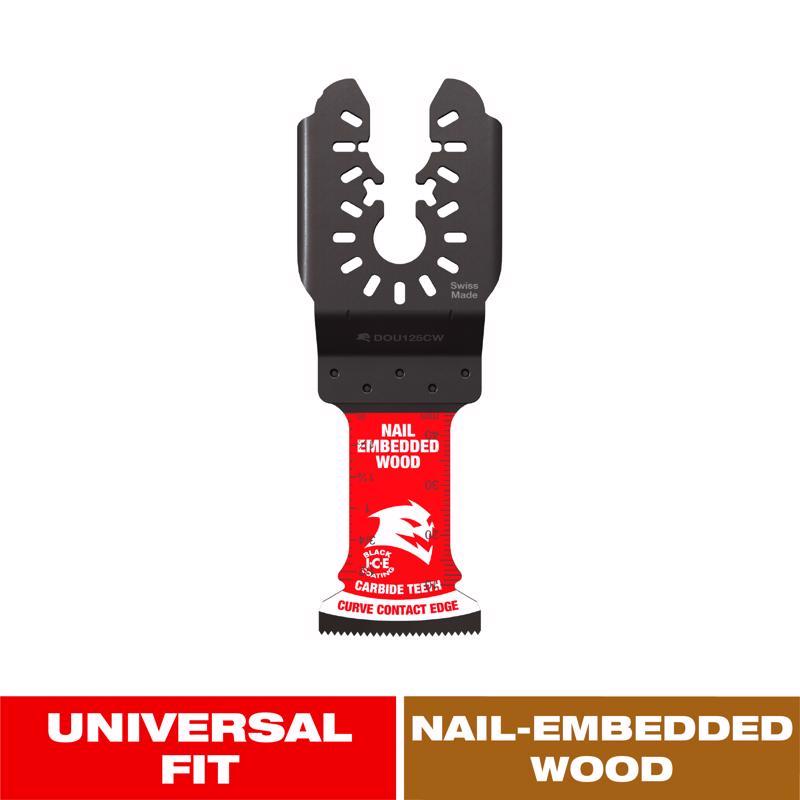 Diablo Demo Demon Amped 1-3/4 in. L X 1-1/4 in. W Carbide Oscillating Blade Nail-Embedded Wood 1 pk