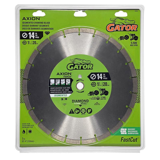 Gator FastCut 14 in. D X 1 in. Diamond Segmented Rim Saw Blade 1 pk
