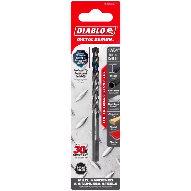DRLL BT 3-FLT 17/64" 1PC