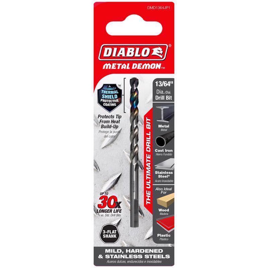 DRLL BT 3-FLT 13/64" 1PC