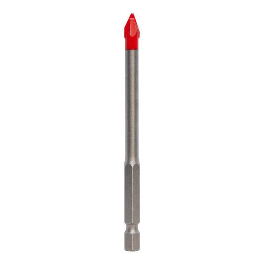 Diablo 1/4 in. X 3-1/2 in. L Carbide Tipped Tile and Stone Drill Bit Hex Shank 1 pk