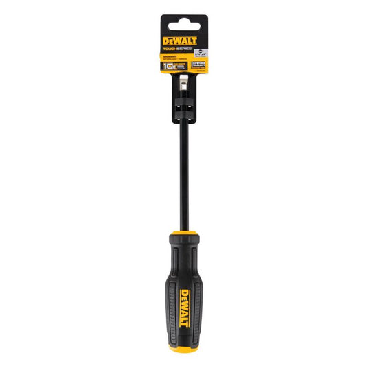 DeWalt Toughseries 5/16 slot X 6 in. L Screwdriver 1 pk