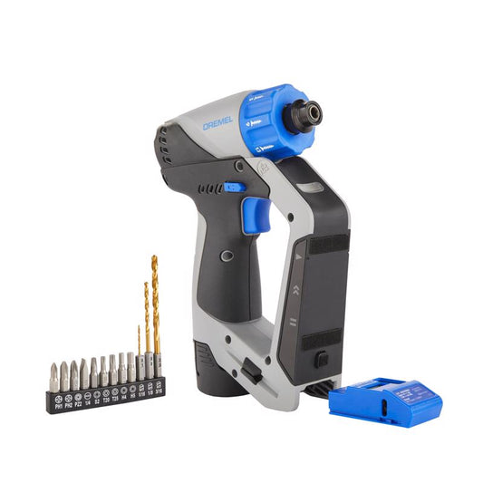 Dremel 12V Blueprint 1/4 in. Brushless Compact Cordless Drill/Driver Kit (Battery & Charger)