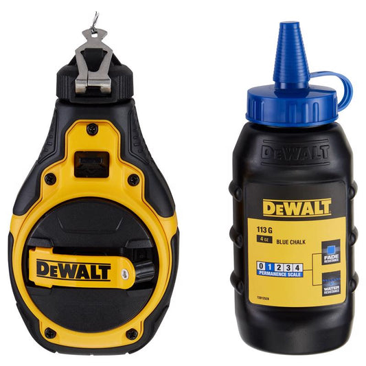 DeWalt Blue Bi-Material Chalk Line Reel Kit