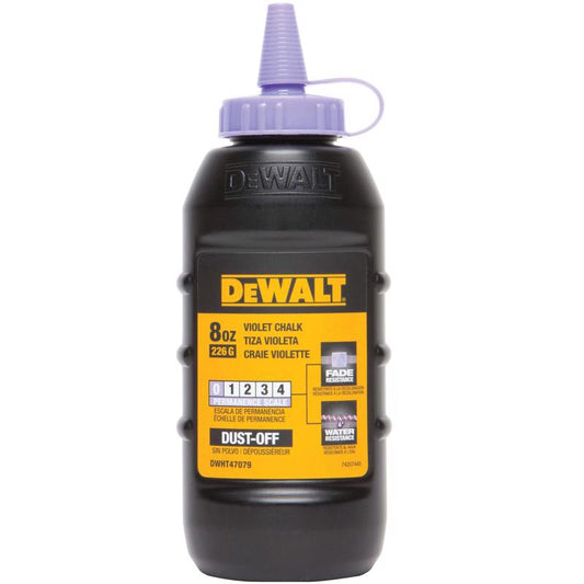 DeWalt 8 oz Dust-Off Chalk Violet 1 pk