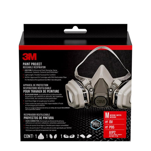 HALF FACE RESP P95 PNT M