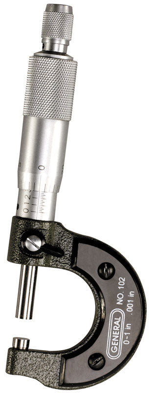 MICROMETER 0-1"SATIN FIN