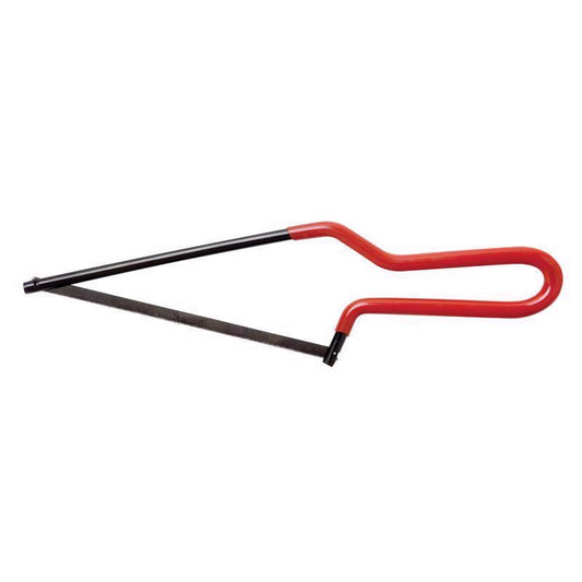 Superior Tool 6 in. High Carbon Steel Mini Hacksaw Black/Red 1 pc