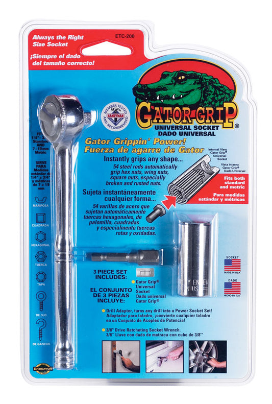 SOCKET UNVRSL GATOR GRIP