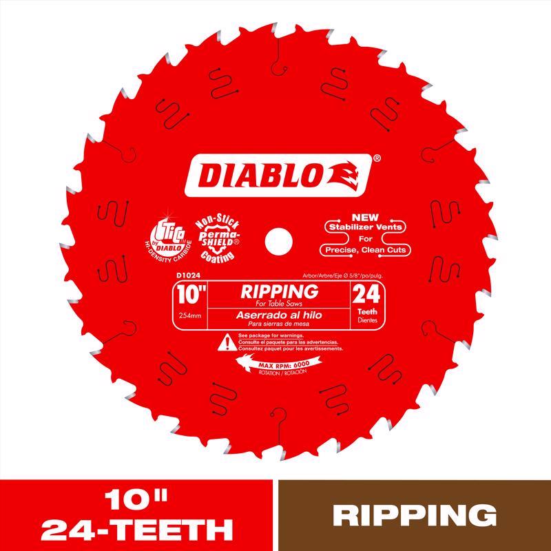 DIAB SAW BLD 10"X24T