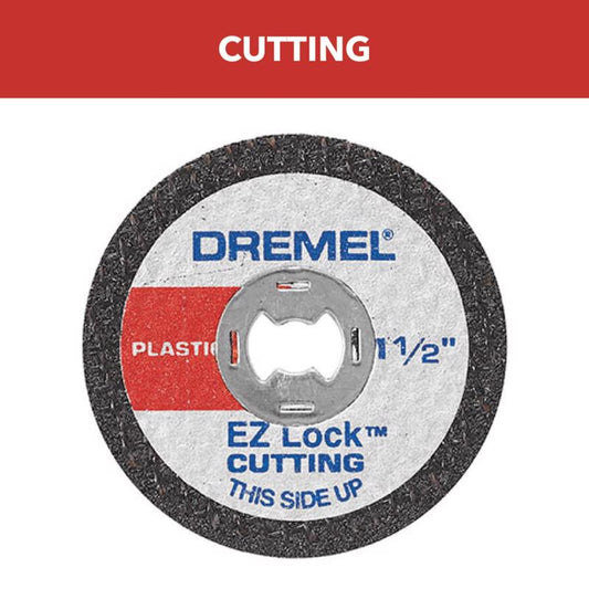 Dremel EZ Lock 1-1/2 in. D X 1/8 in. X .045 in. thick Fiberglass Cut-Off Wheel 5 pc