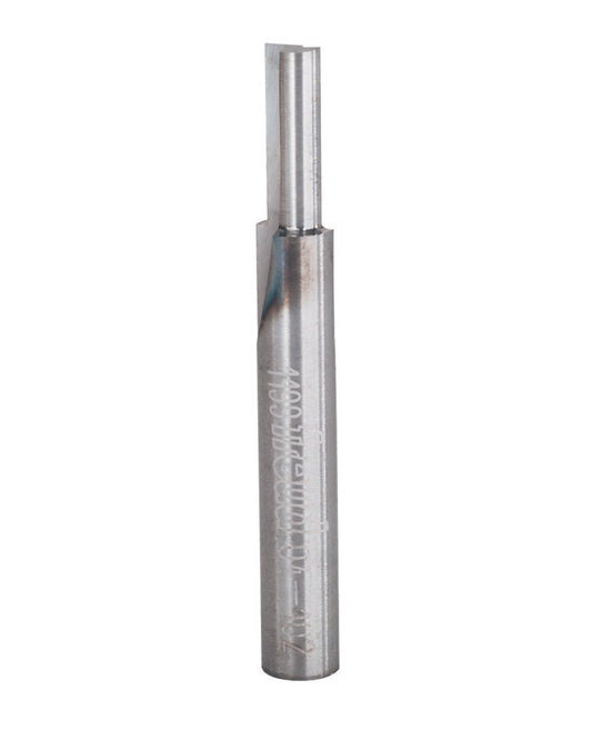Freud 3/16 in. D X 2 in. L Carbide Double Flute Straight Router Bit