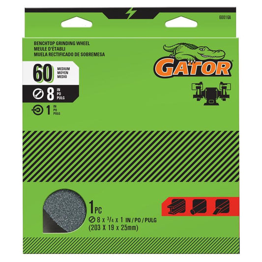 Gator 8 in. D X 1 in. X 1 in. thick Grinding Wheel 1 pc