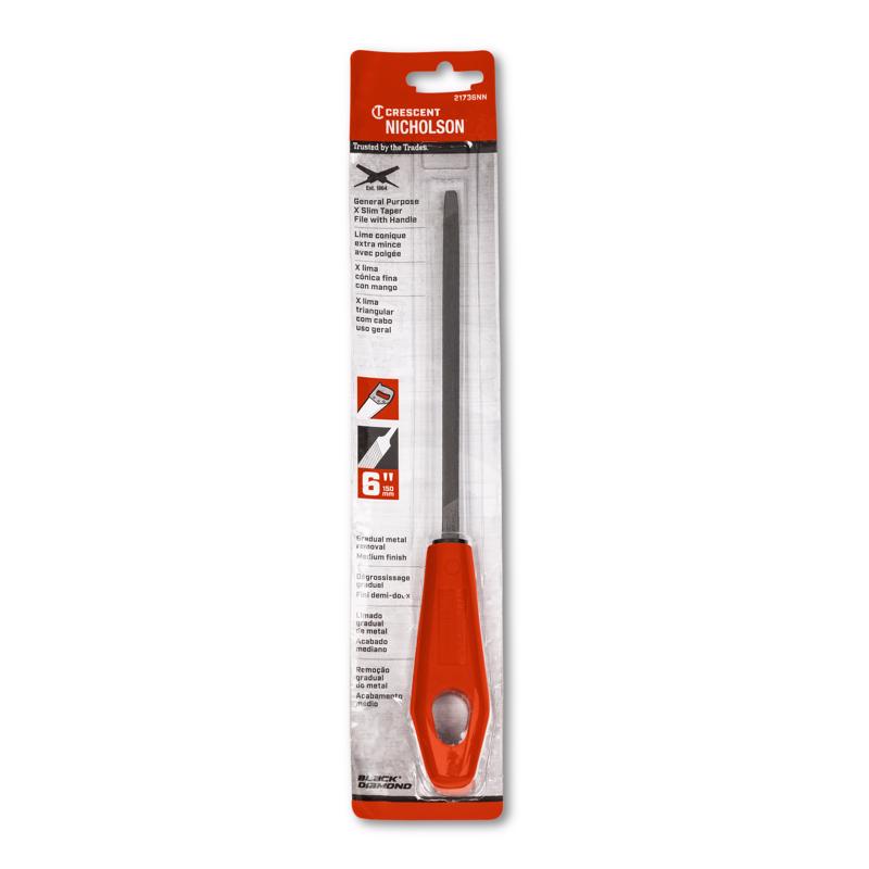 FILE+HNDL 6"X SLIM TAPER