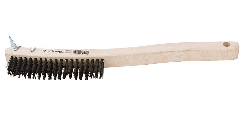 Forney 13-11/16 in. L X 3 in. W Scratch Brush Steel 1 pc