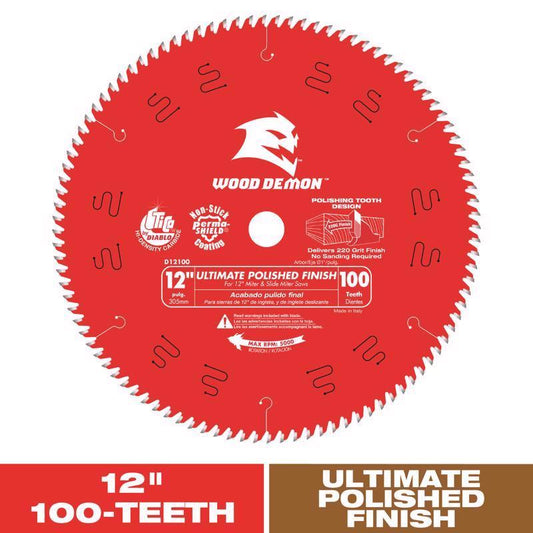 Diablo 12 in. D X 1 in. TiCo Hi-Density Carbide Circular Saw Blade 100 teeth 1 pk