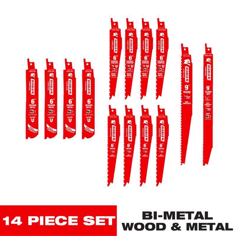 RECIP BLD SET14PC DIABLO