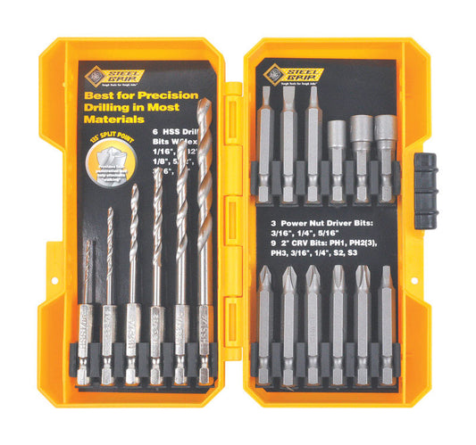 DRILL/DRIVR BIT SET 18PC