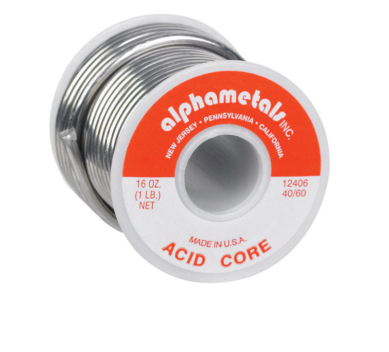 SOLDER W/ACID CORE 40/60