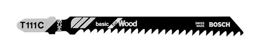 Bosch 4 in. Carbon Steel T-Shank Jig Saw Blade 8 TPI 5 pk