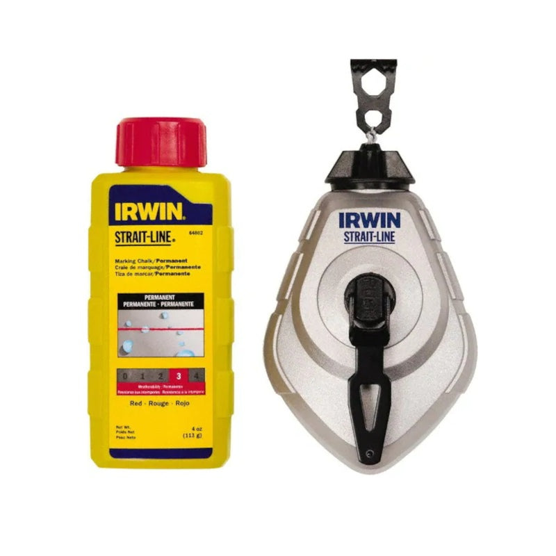 CHALK&REEL SET RED 100'L