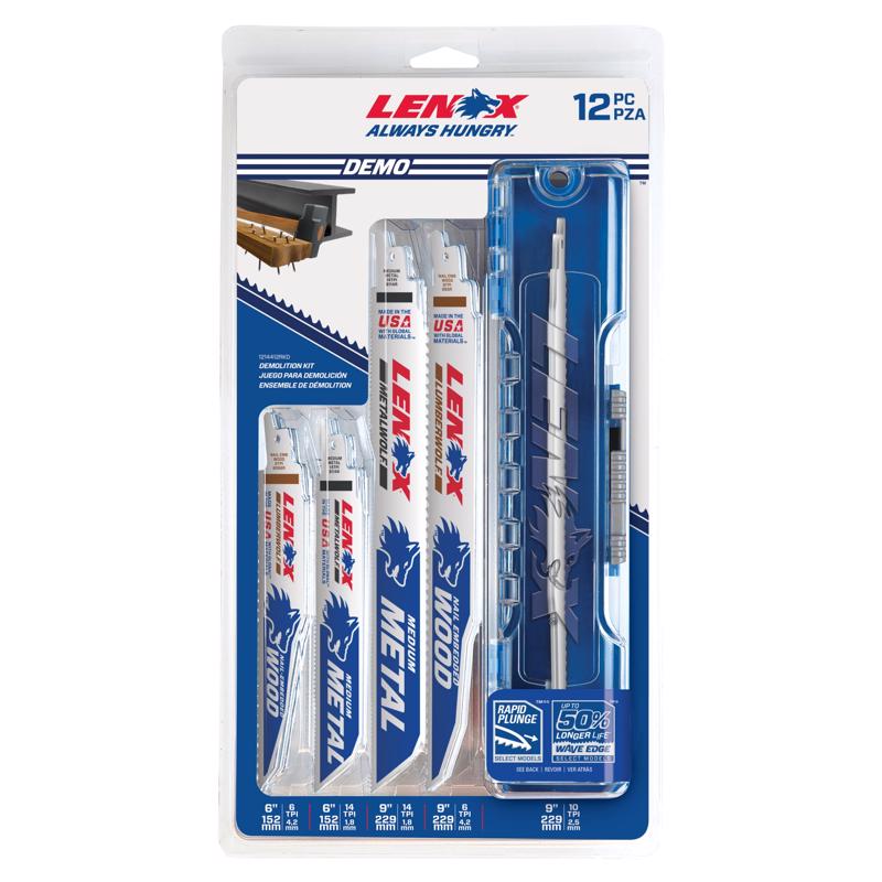 RECIP SAW BLADE SET 12PK