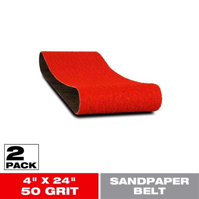 SAND BELT 4"X24" 50G 2PK