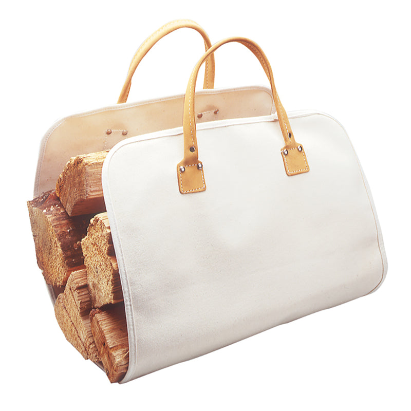 LOG CARRIER CANVAS WHT