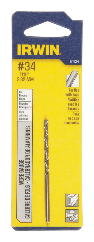 BIT DRILL #34WIRE GA CD