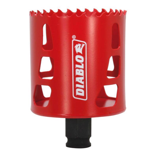 Diablo Snap-Lock Plus 2-1/2 in. Bi-Metal 2-3/8 in. L Hole Saw Arbor Included