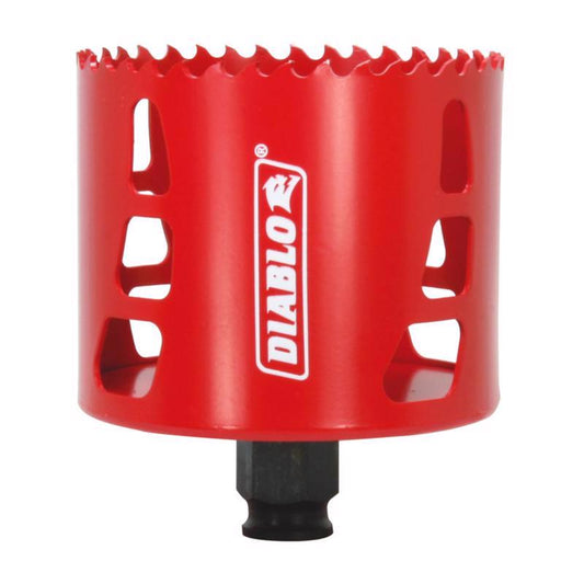 Diablo Snap-Lock Plus 3-1/8 in. Bi-Metal 2-3/8 in. L Hole Saw Arbor Included
