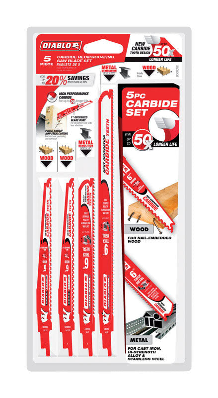 DIABLO CRBD RECIP SET 5P