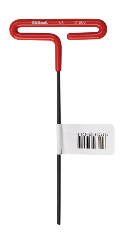 HEX KEY T HNDL 6" 1/8"