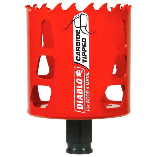 Diablo Snap-Lock Plus 2-1/2 in. Carbide Tipped 2-3/8 in. L X 3/8 in. D Hole Saw