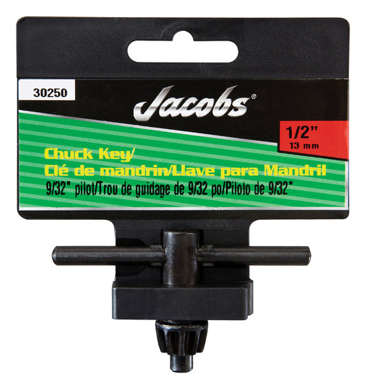 CHUCK KEY 1/2"-9/32" PLT