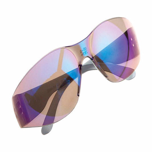 BLUE MIRROR SFTY GLASSES