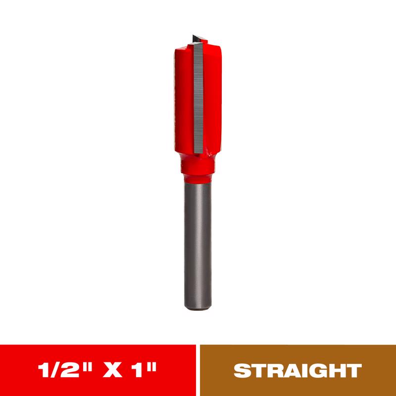STRAIGHT ROUTR BIT 1/2"D