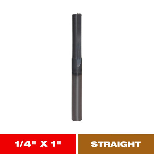 STRAIGHT ROUTR BIT 1/4"D