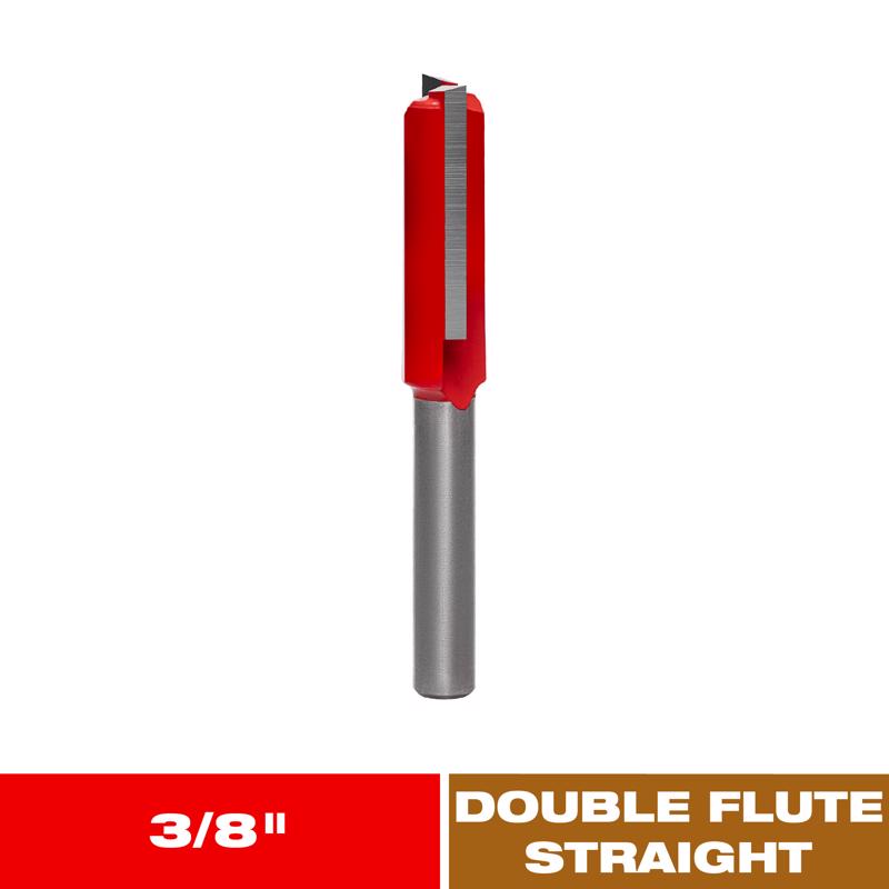STRAIGHT ROUTR BIT 3/8"D