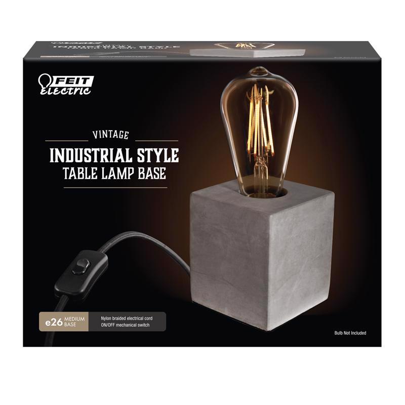 CUBE LAMP BASE BEIGE 3.6