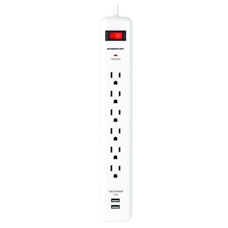 SURGE PROTECT W/USB 3'