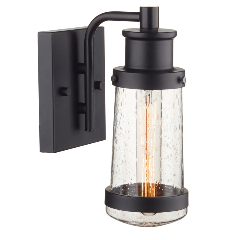 WALL SCONCE BLK 1LT