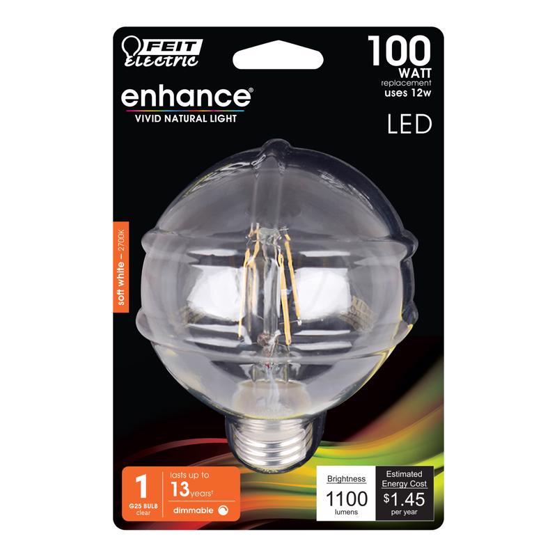 FIL LED BULB G25 E26 8W