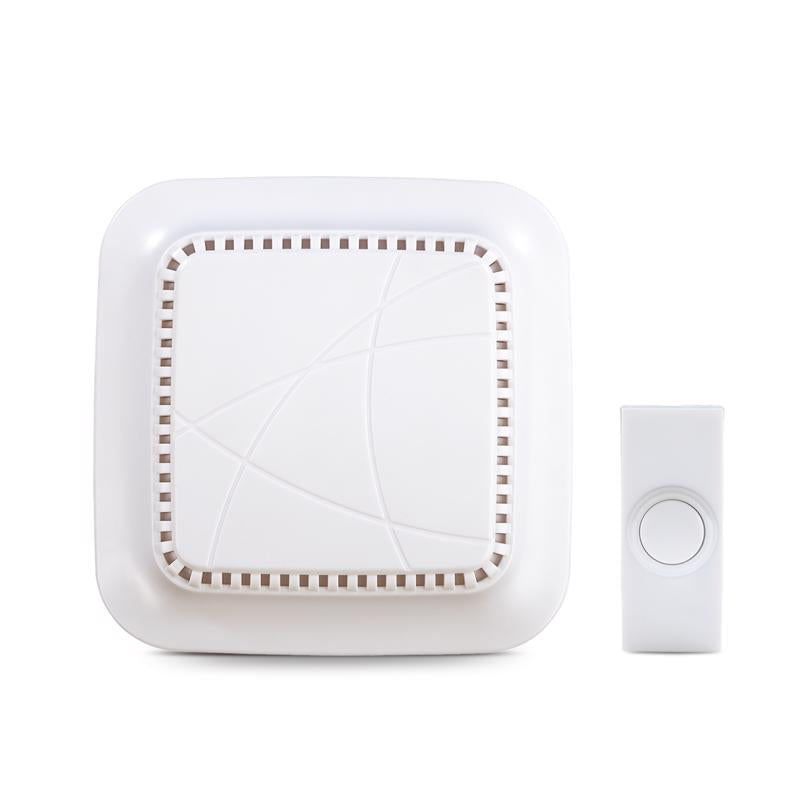 DOOR CHIME KT WRLS WHITE