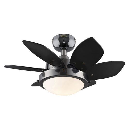 CEIL FAN 24" BLK GUN MTL