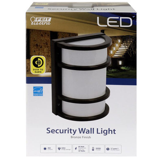 SECURITY LIGHT 850L BRNZ