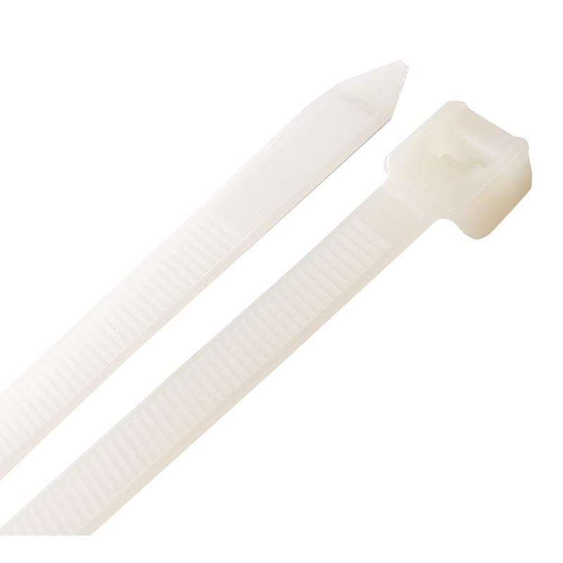 CABLE TIE 18" WHT 50PK