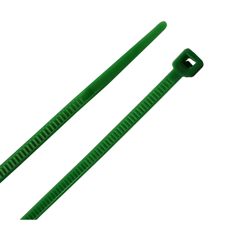 CABLE TIE 4" GRN 100PK