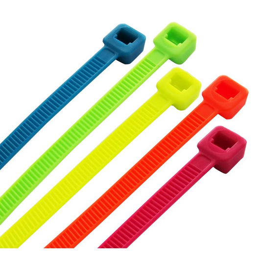 CABLE TIE 8" ASST 100PK