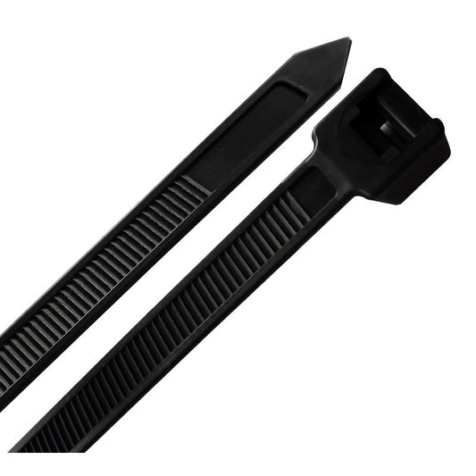 CABLE TIE 18" BLK 10PK